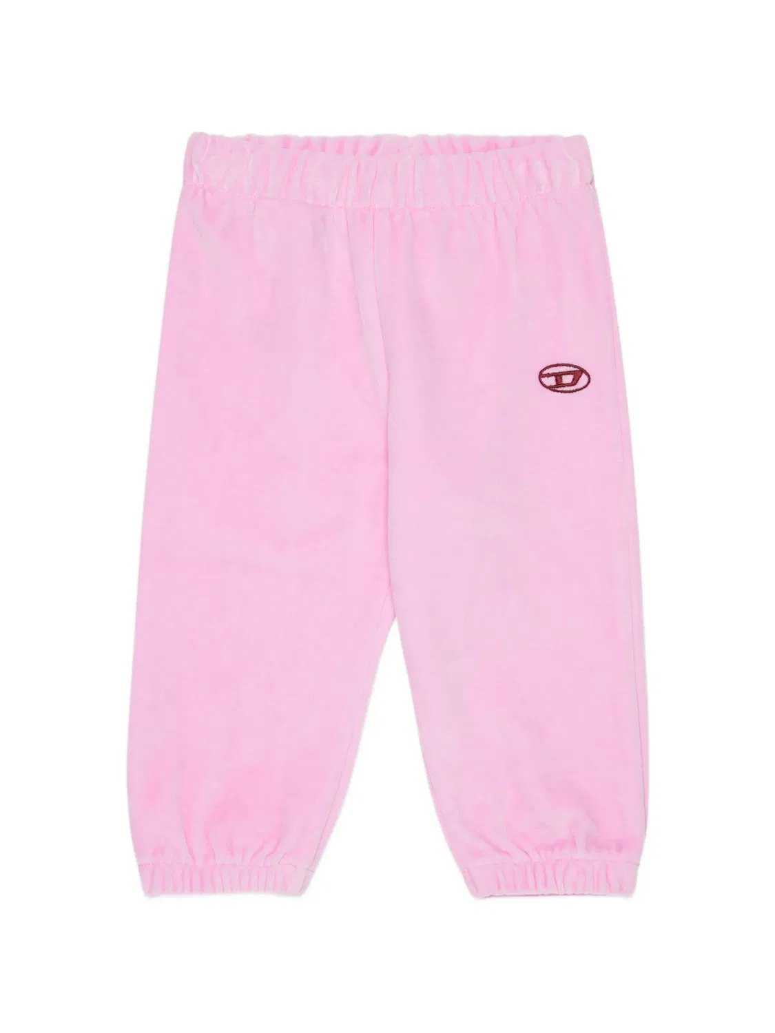 Спортивные брюки с вышитым логотипом Diesel Kids, розовый