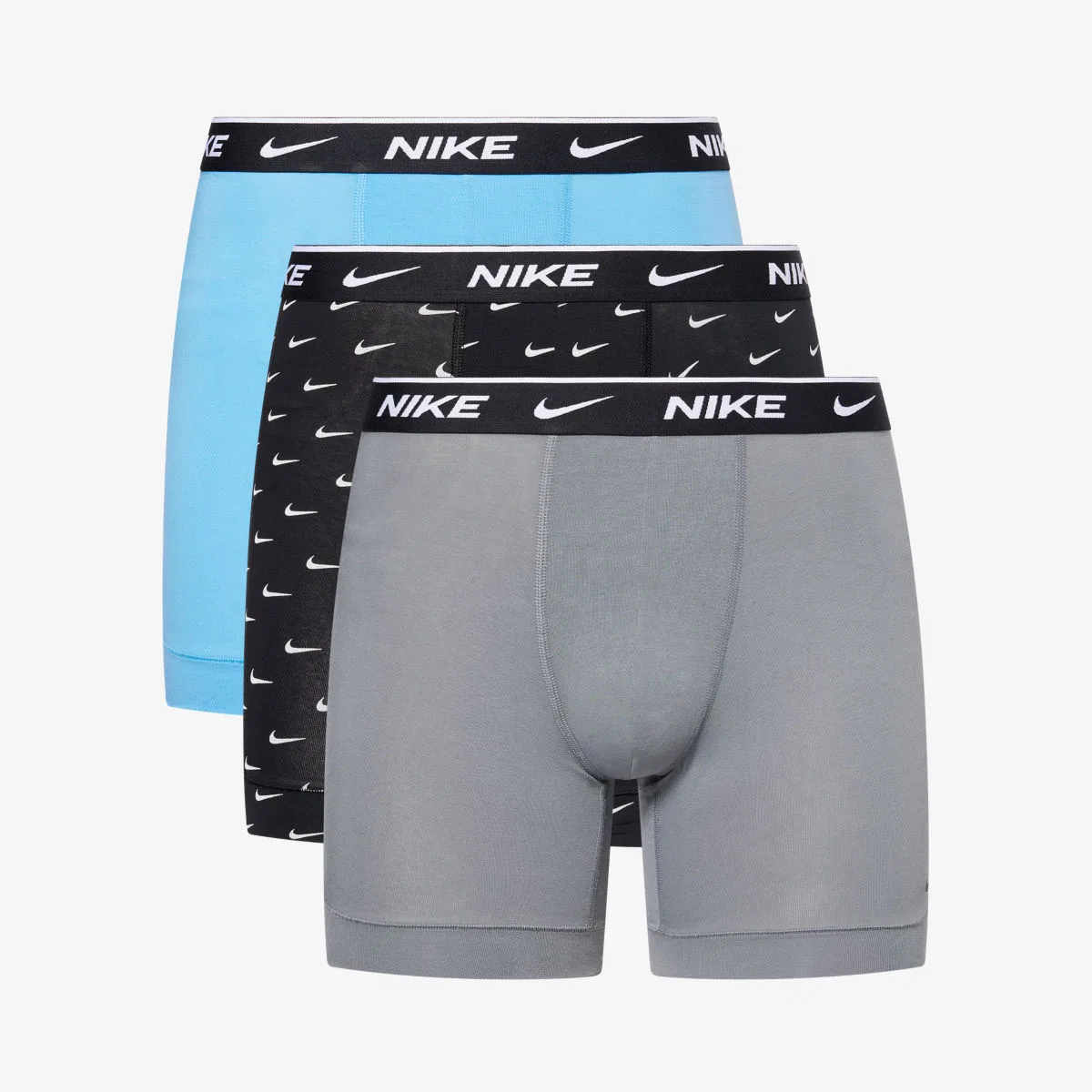 Комплект из трех боксеров из эластичного хлопка с фирменным поясом Nike