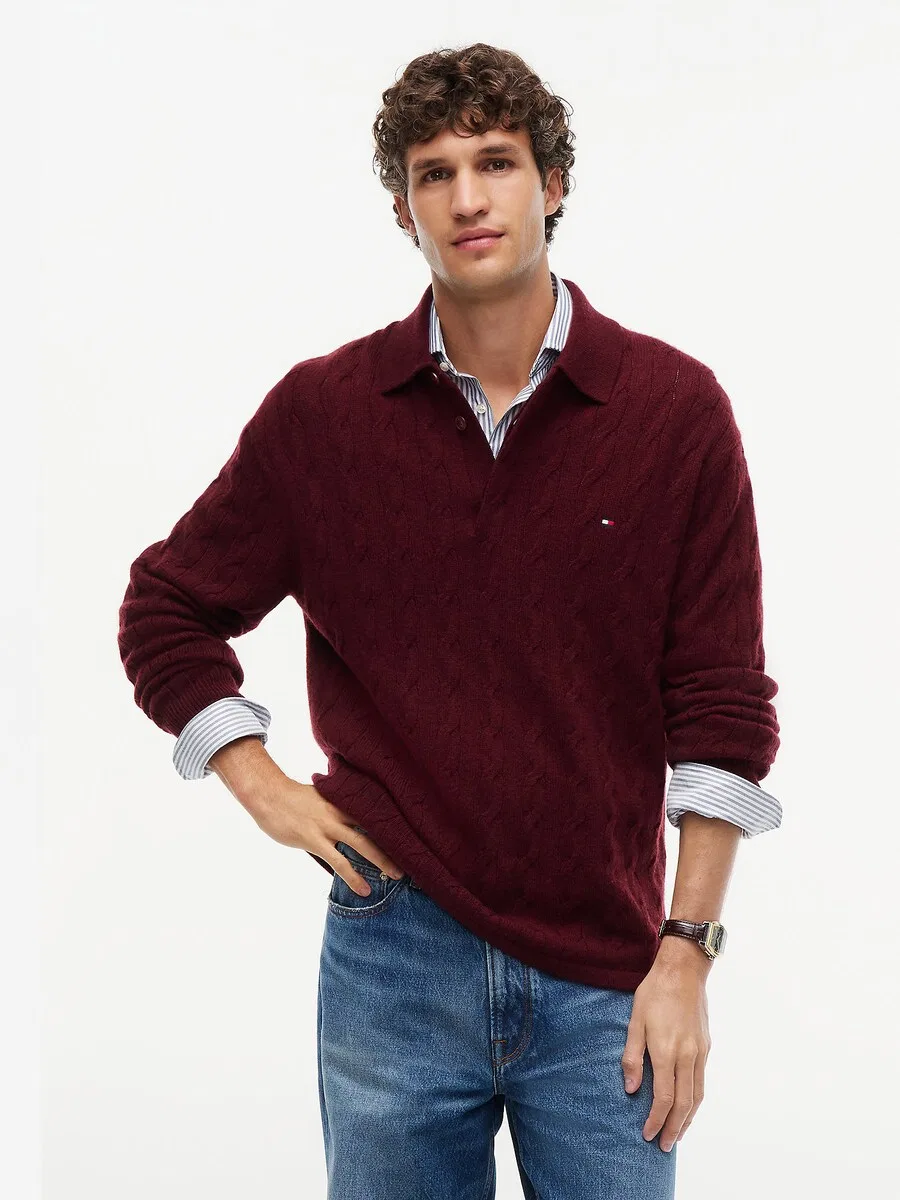 Свитер TOMMY HILFIGER цвета Auburn — фото 2