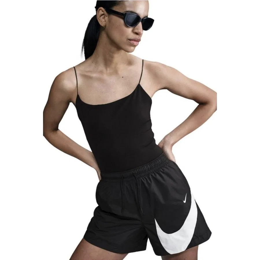 Шорты спортивные с принтом Sportswear Classic Woven Nike, Черный