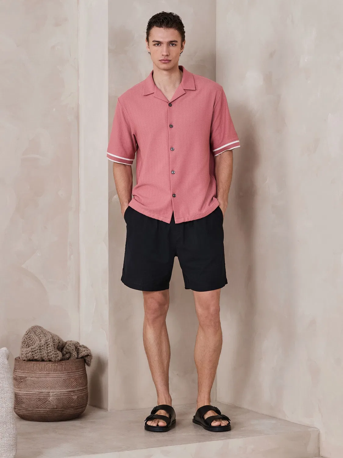 Футболка Regular Fit, Oversized Next, коралловый розовый — фото 2