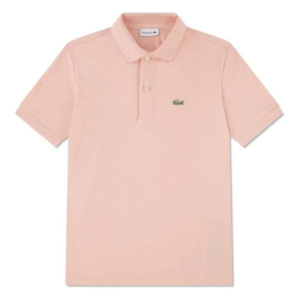 Поло с коротким рукавом Lacoste Kids, розовый
