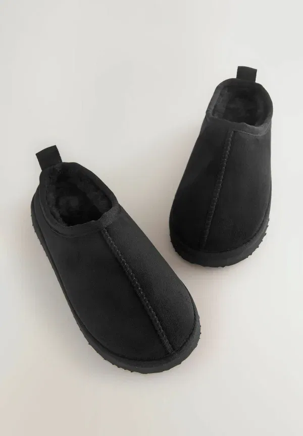 Тапочки с теплой подкладкой Regular fit - cosy mule slippers Next, черный — фото 2