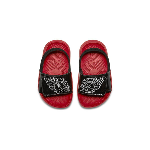 Тапочки hydro 7 velcro спортивные тапочки красные Air Jordan, черный — фото 3
