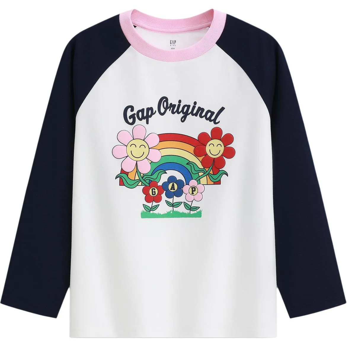 Футболка для детей с круглым вырезом GAP, Lavender — фото 3