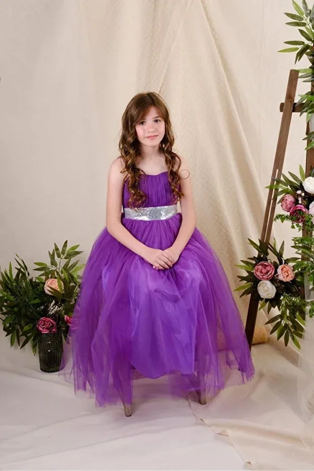 Детское платье для девочек без рукавов Etç Baby, Purple