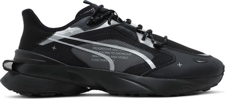 

Кроссовки Puma PWRFrame OP-1 Tech Black Silver, черный