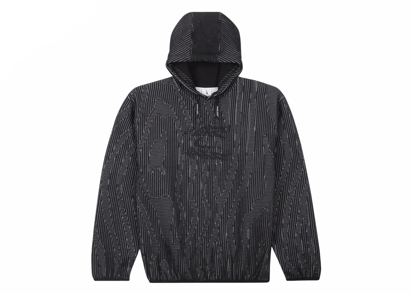 Мужской худи с принтом Engineered Hoodie Nike, Black