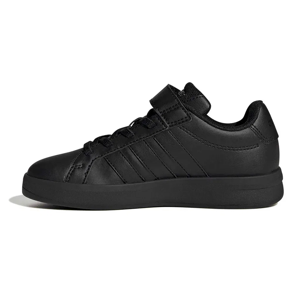 Кроссовки детские Grand Court Adidas, черный — фото 3