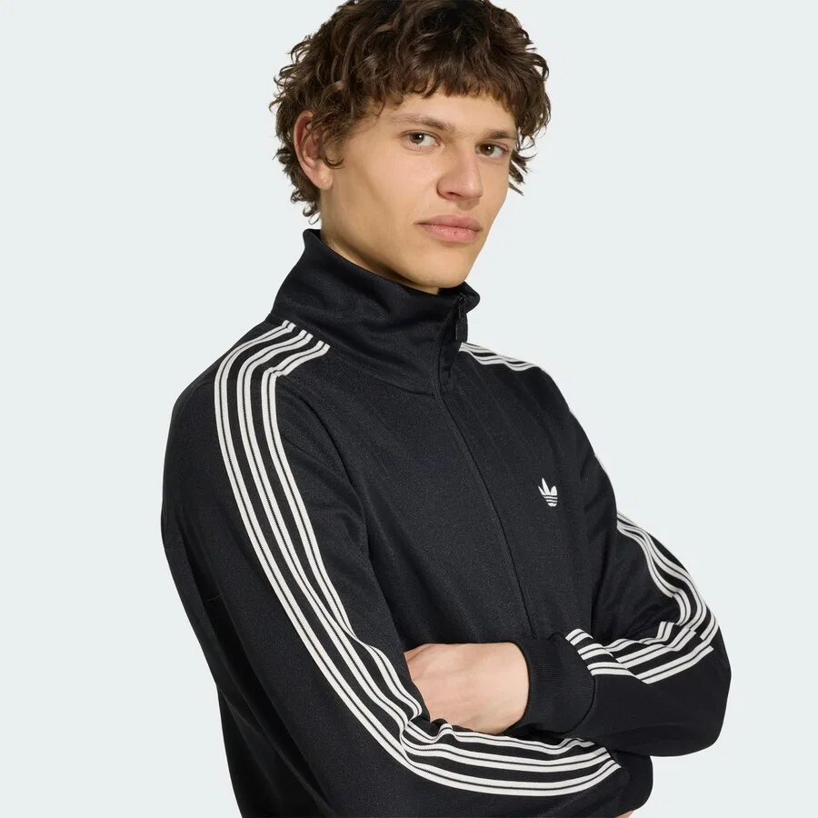 Черная худи на молнии ADIDAS ORIGINALS Beckenbauer — фото 3