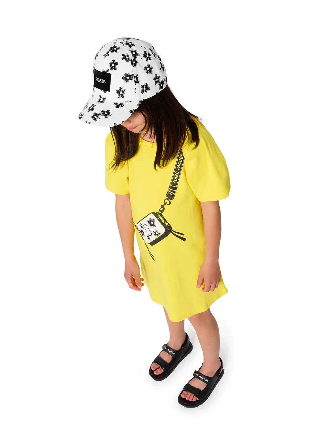 Met ballonmouwen - трикотажное платье Marc Jacobs Kids, Pop Corn