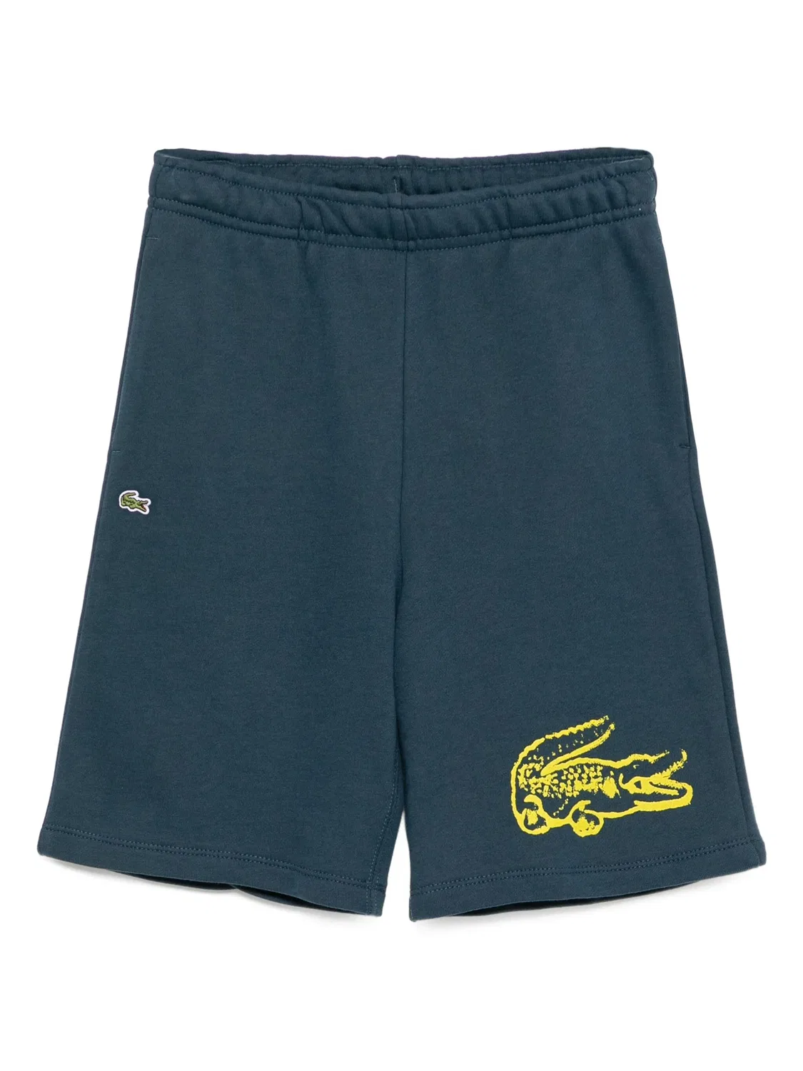 Шорты с графическим принтом Lacoste, синий