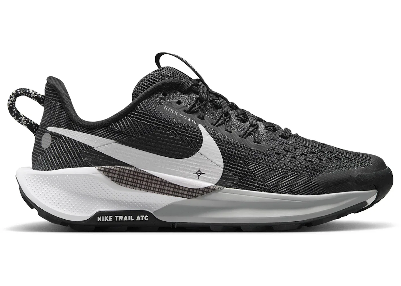 Детские кроссовки для бега с амортизацией Nike React Pegasus Trail 5 Nike, Black/Anthracite/Wolf Grey/White