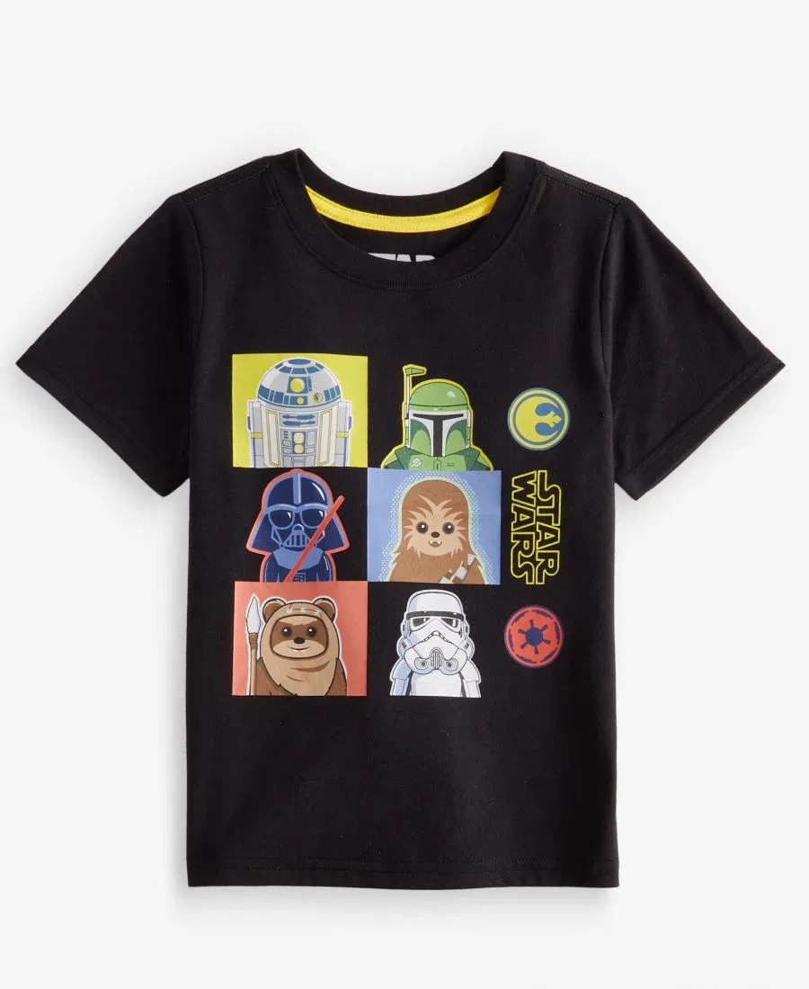 Детская футболка с принтом R2D2 And Friends Star Wars Epic Threads, Deep Black