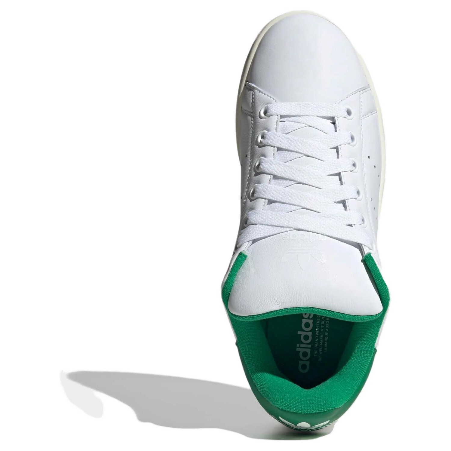 Мужские кроссовки для скейтбординга adidas originals, White/Green — фото 4