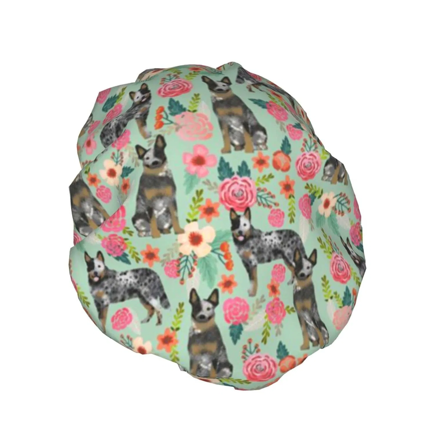 Шапочка для душа Double Layer Waterproof PanaRL, Blue Heeler Dog — фото 2