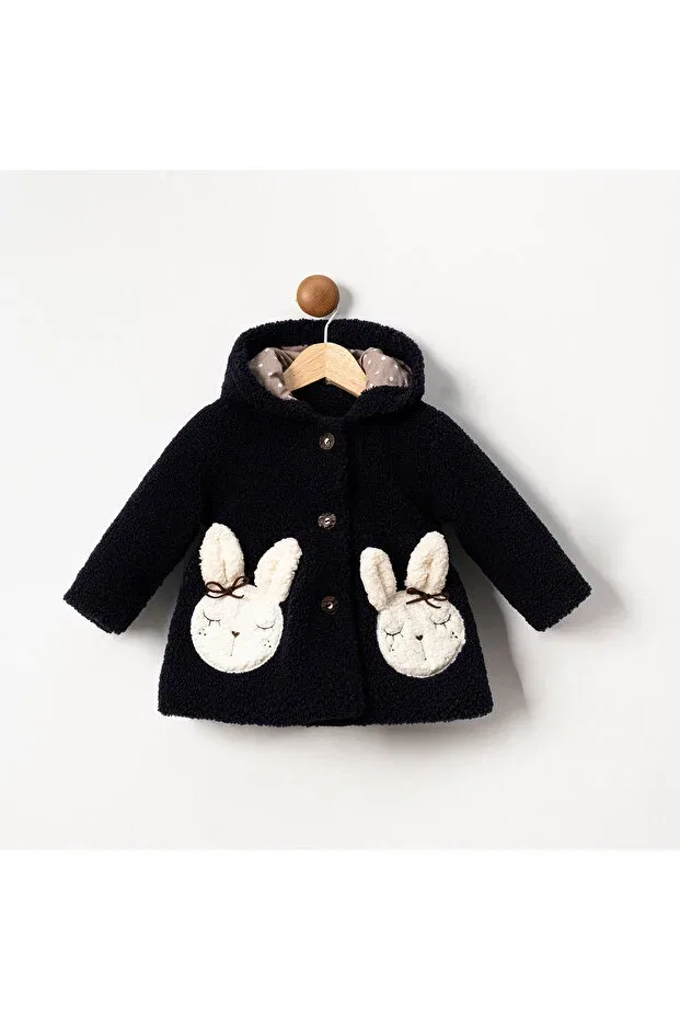 Детское пальто для девочек с принтом Coolimino, Navy Blue
