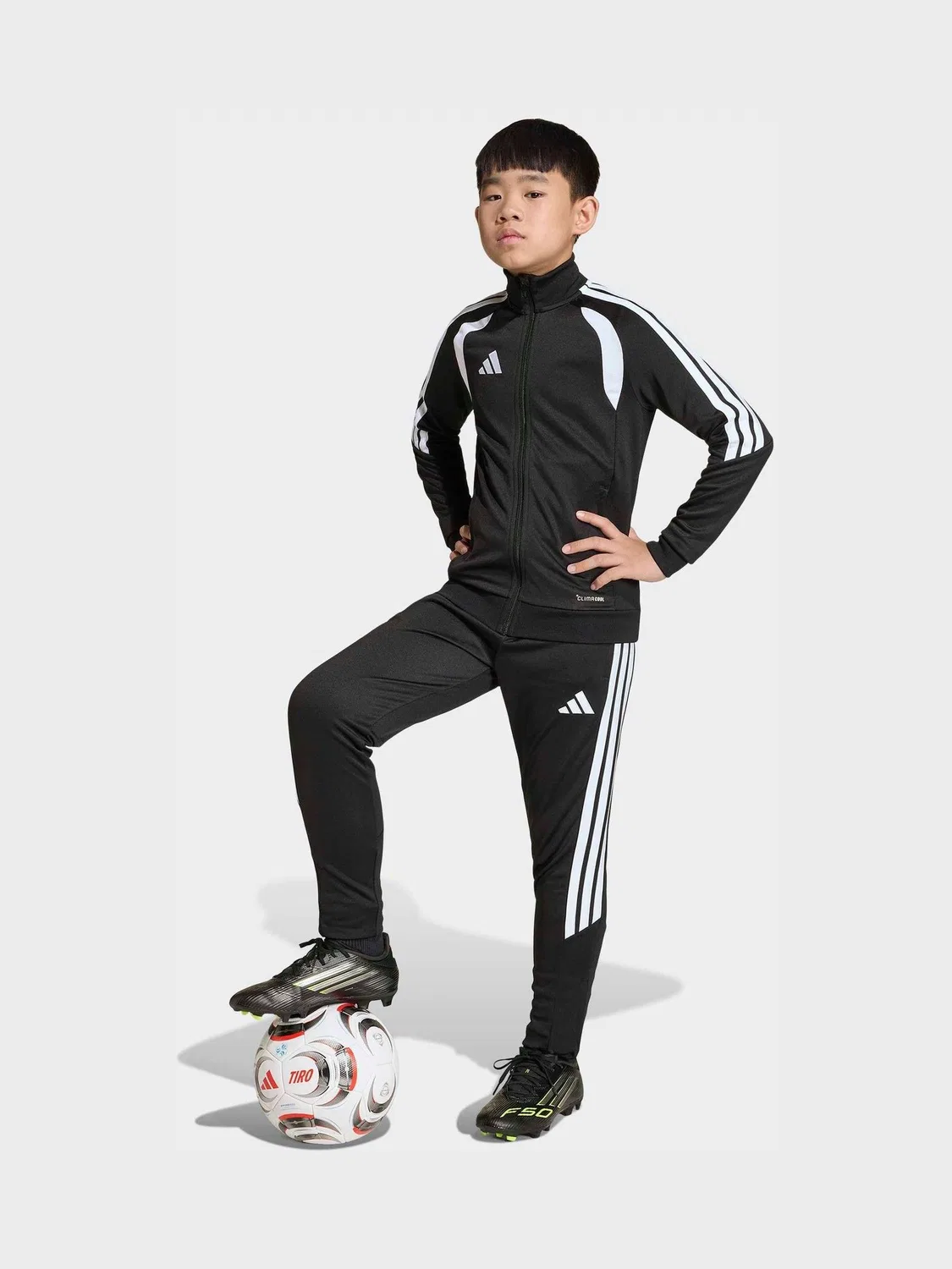 Куртка тренировочная Tiro 26 League adidas, черный — фото 2