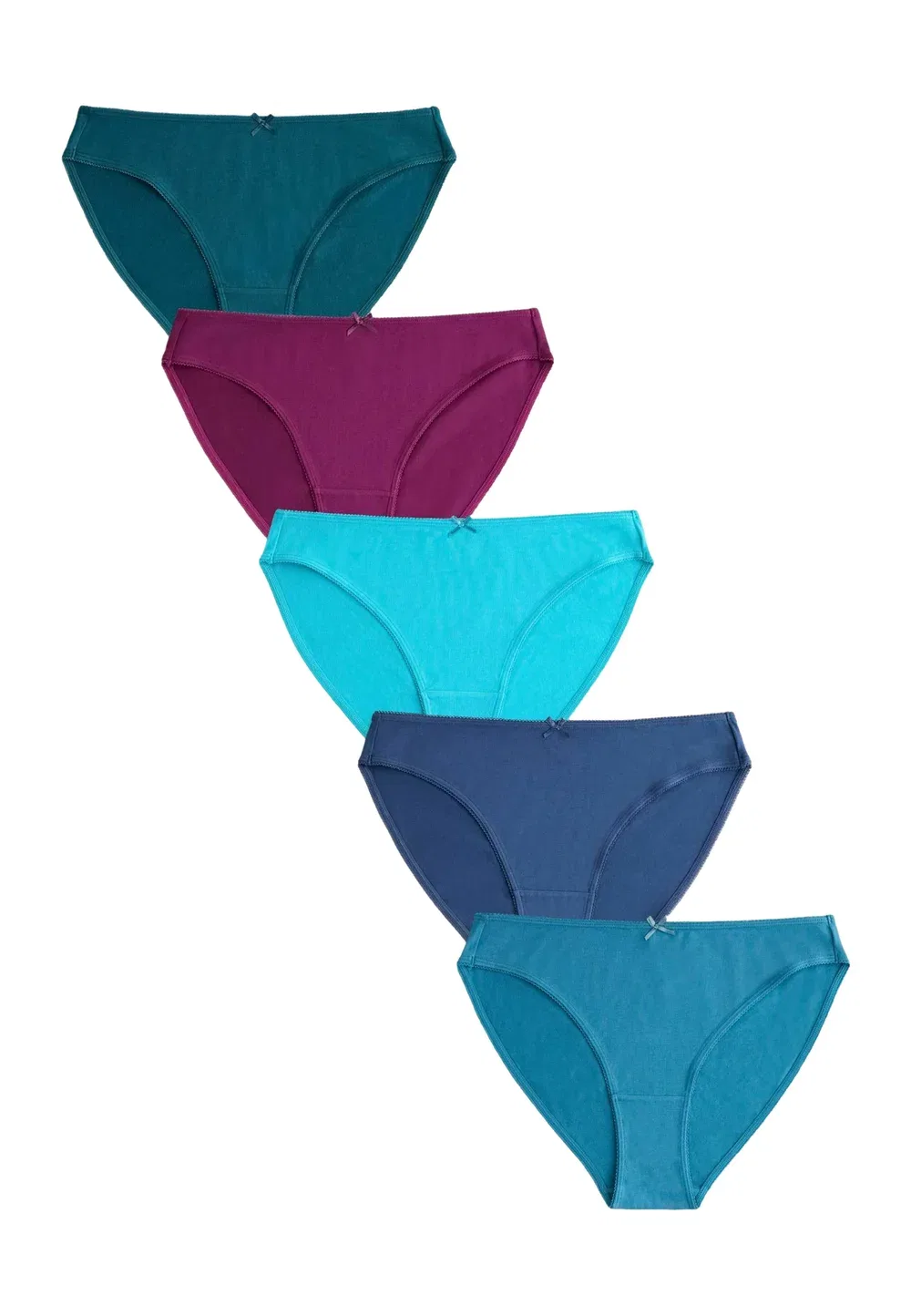 Комплект из 5 трусов Next, Teal Blue — фото 4