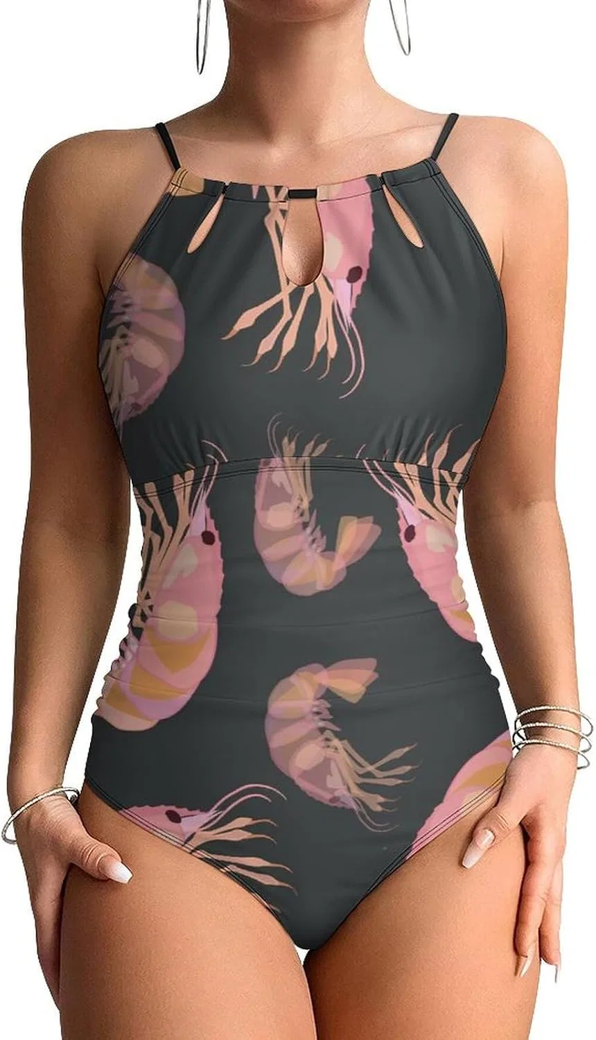 Женский слитный купальник с принтом змеиной кожи Athletic Modest Swimwear, Style-9