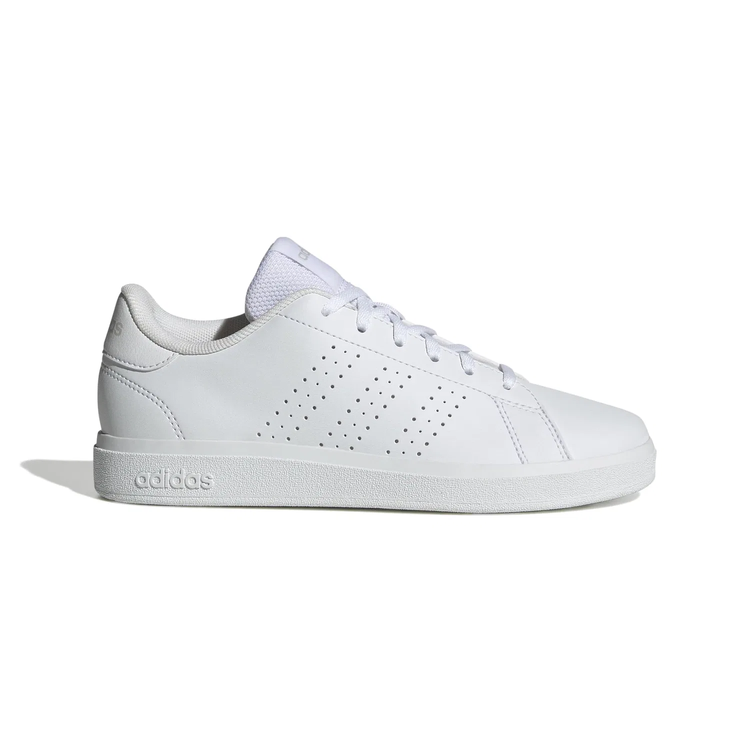 Детские кроссовки для мальчиков с полосками Advantage Base 2.0 Adidas, Cloud White Cloud White Grey One — фото 2
