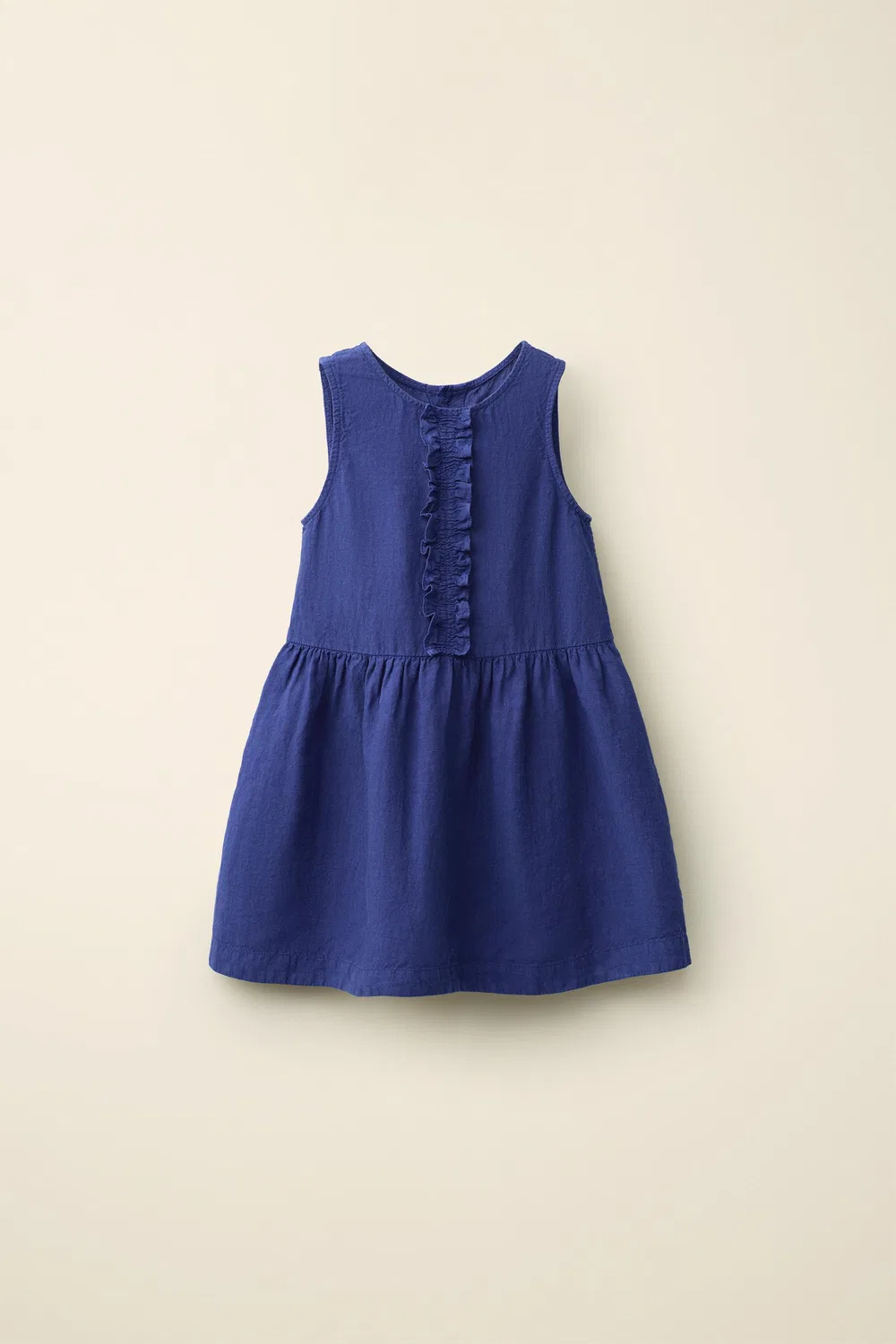 Платье из 100% льна, созданное в сотрудничестве Caramel London и Zara, Bluish