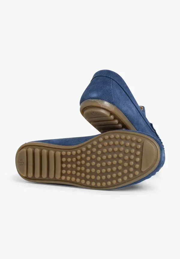 Мокасины кожаные Moccasins Pisamonas, azul jeans, синий — фото 4