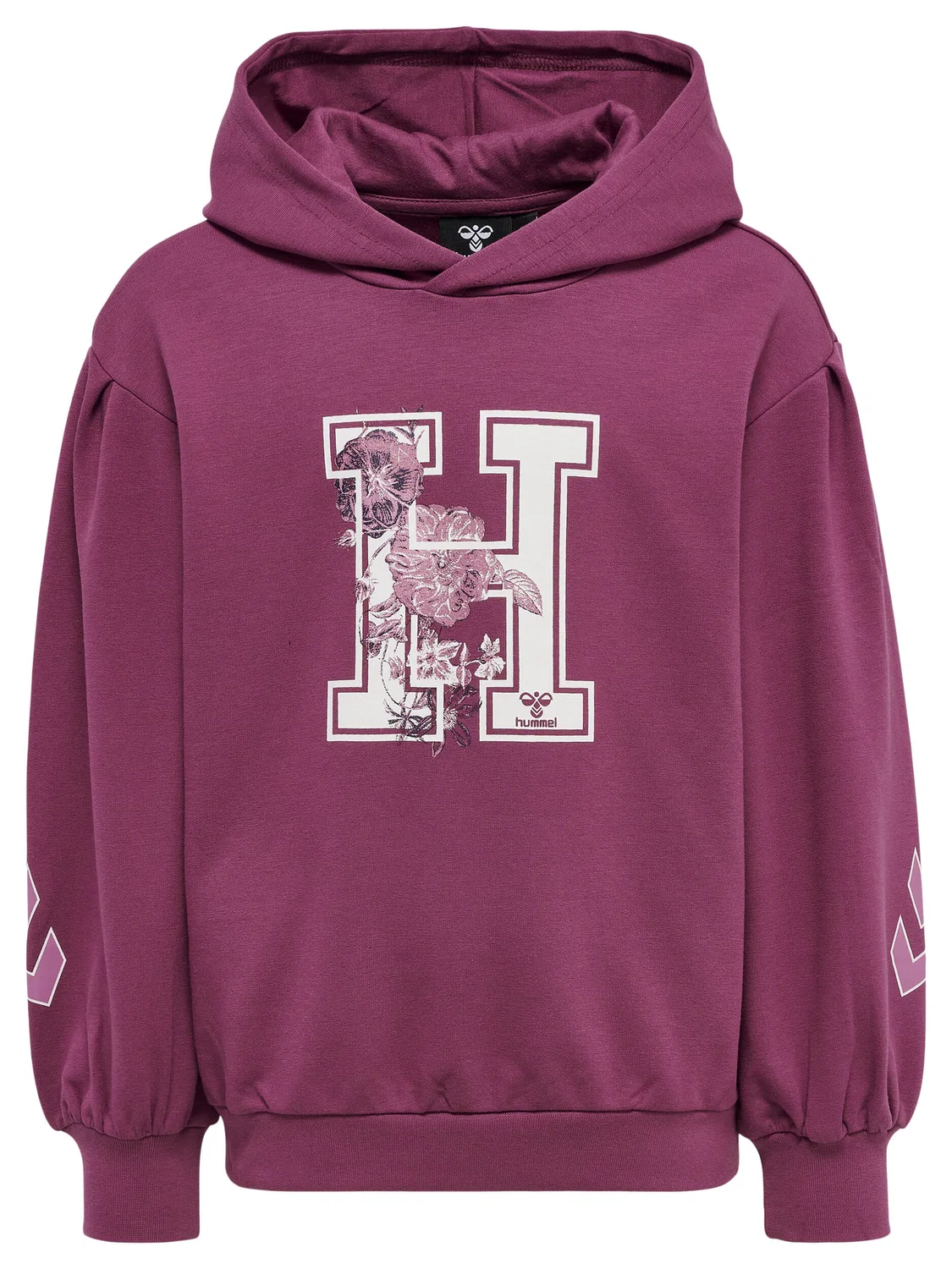 Детское худи для девочек с принтом Hmlastrology Hummel, Violett