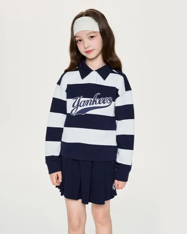 Костюм спортивный с поло, SPORTIVE VARSITY Mlb Kids, Navy — фото 3