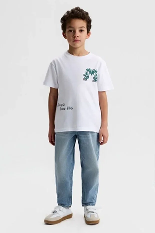 Детские брюки для девочек джинсовые Nk Kids, Blue — фото 2