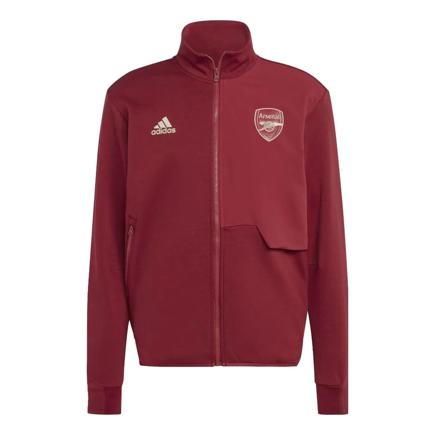 Куртка Arsenal Anthem Adidas, бордовый