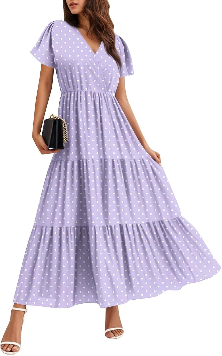 Женское платье с короткими рукавами Graduation Dresses, Purple