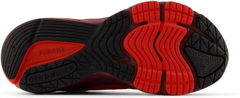 Детские кроссовки для девочек с водонепроницаемым верхом 990 V6 New Balance, Red Alert/Flare — фото 3
