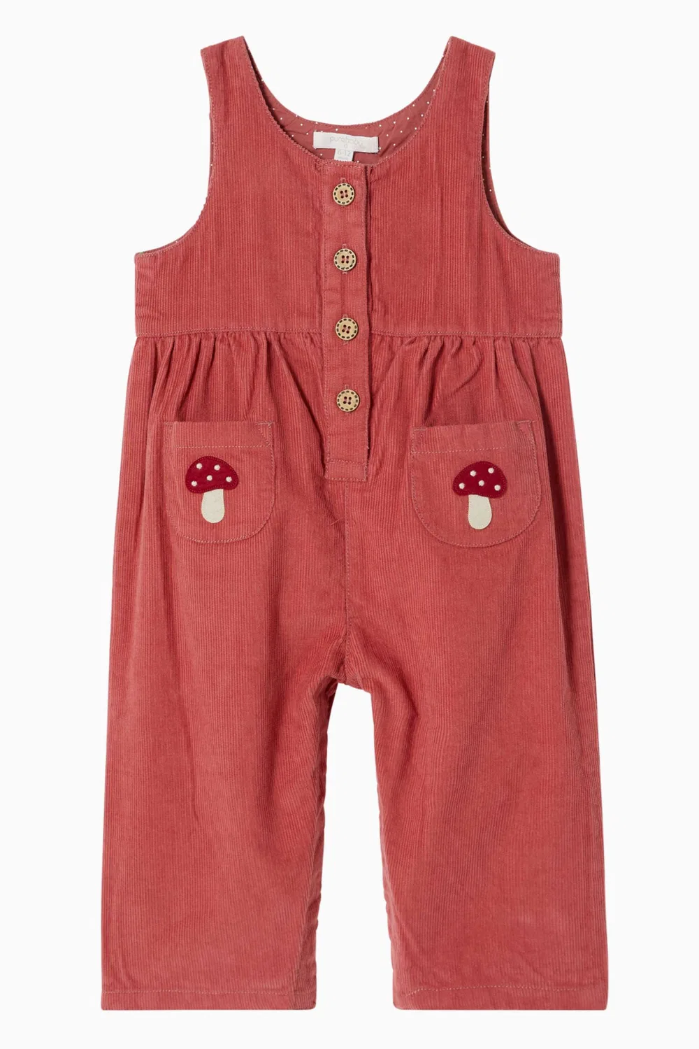 Боди-комбинезон из органического хлопка Toadstool Purebaby