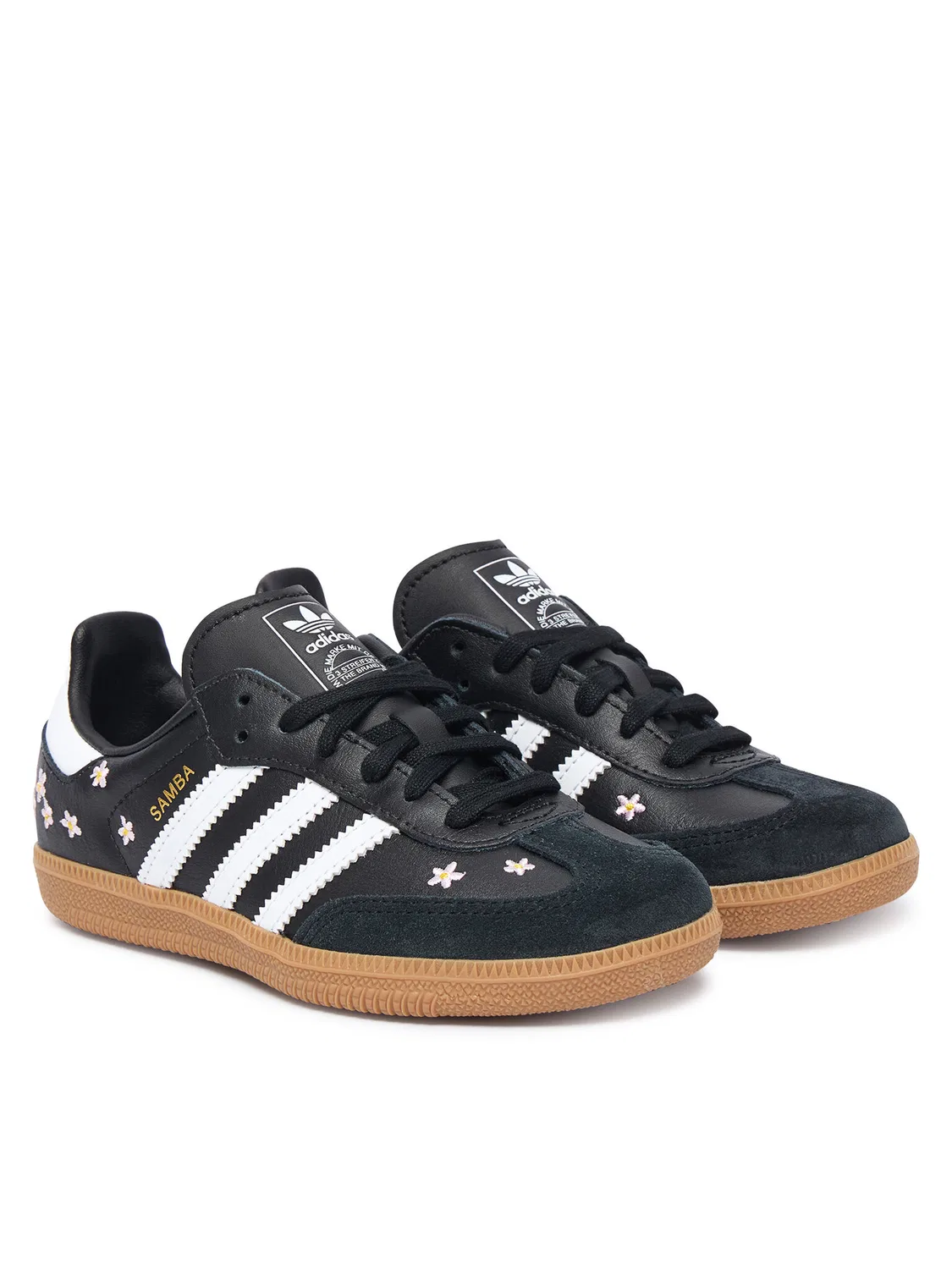 Кроссовки для девочки Samba Og Adidas, черный — фото 2