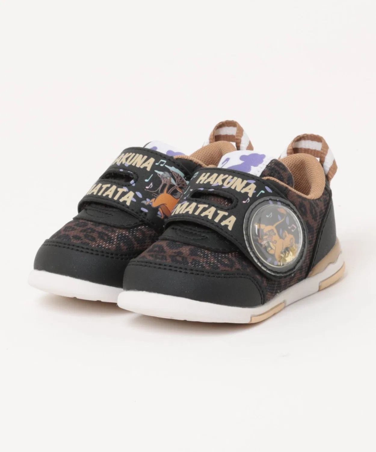 Детские кроссовки Disney Baby с липучками MoonStar, Black