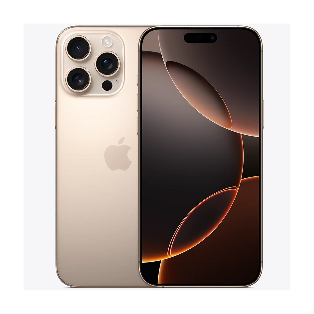 

Смартфон Apple iPhone 16 Pro Max, 1 ТБ, (Dual Nano-SIM), Desert Titanium, Золотой, Смартфон Apple iPhone 16 Pro Max, 1 ТБ, (Dual Nano-SIM), Desert Titanium