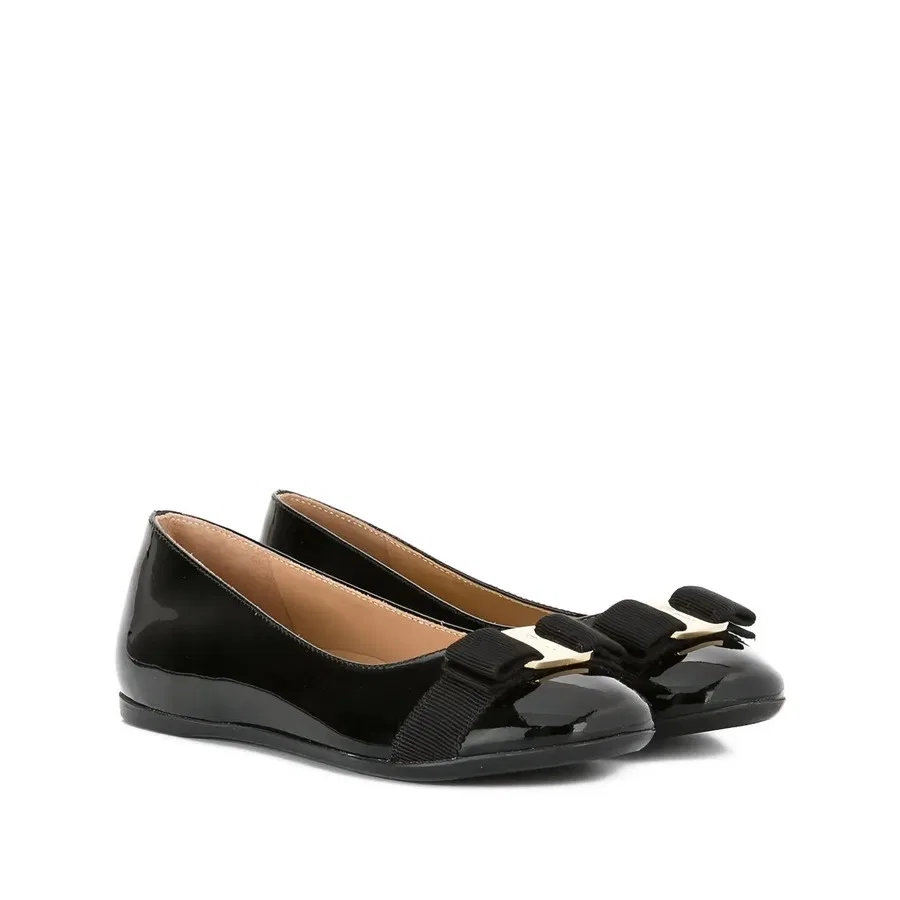 Балетки Mini Varina Ferragamo, Black