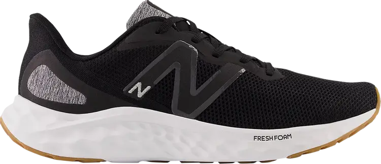 

Кроссовки New Balance Fresh Foam Arishi v4 4E Wide 'Black Silver Gum', черный