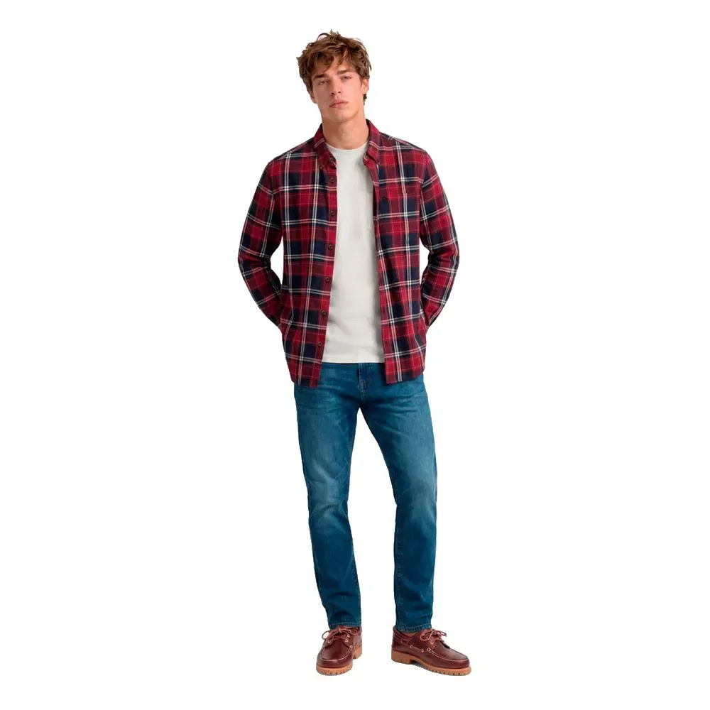 Мужская рубашка с длинным рукавом Cotton Lumberjack Superdry, Red