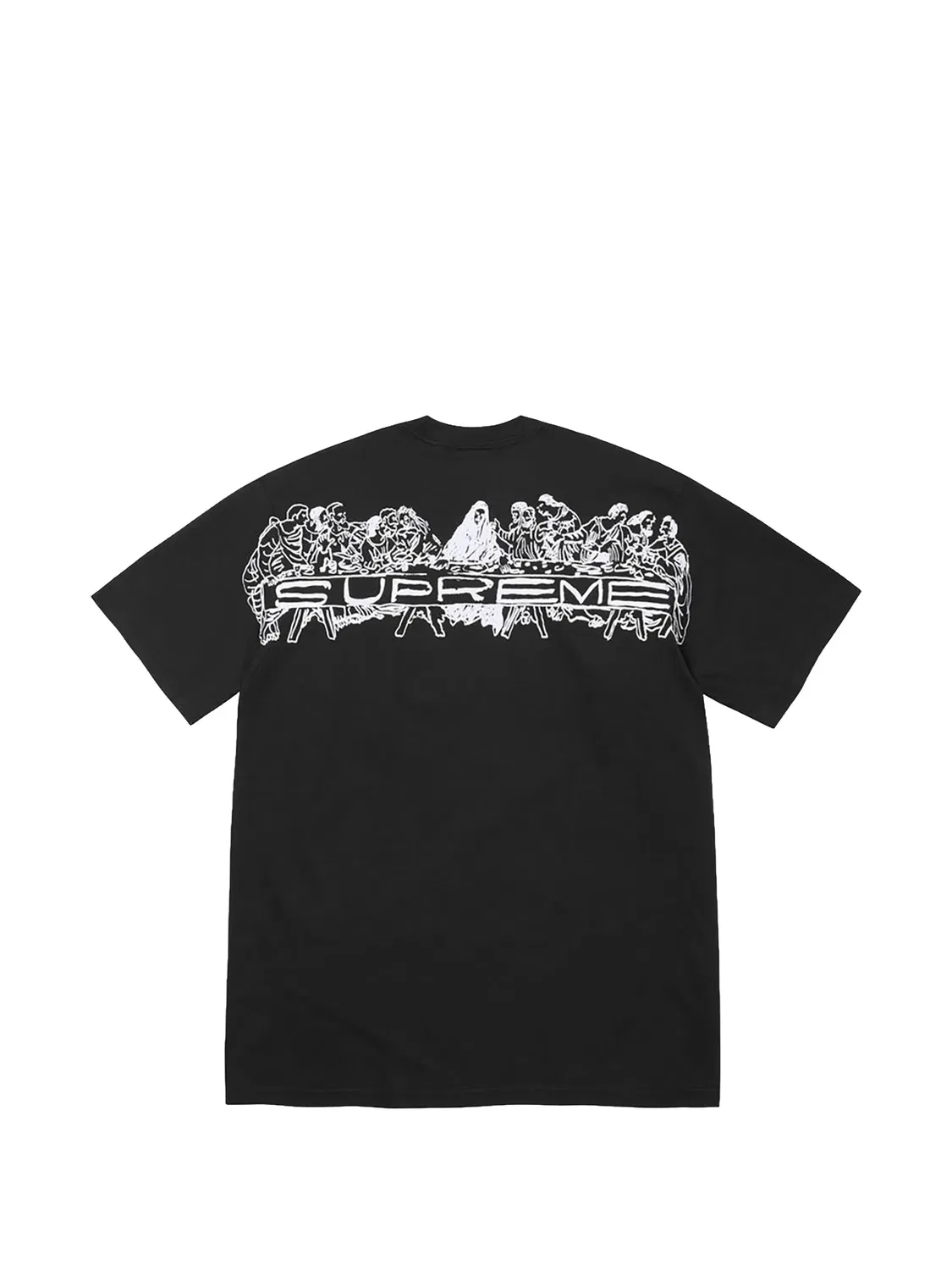 Футболка Supper черная Supreme, черный — фото 2