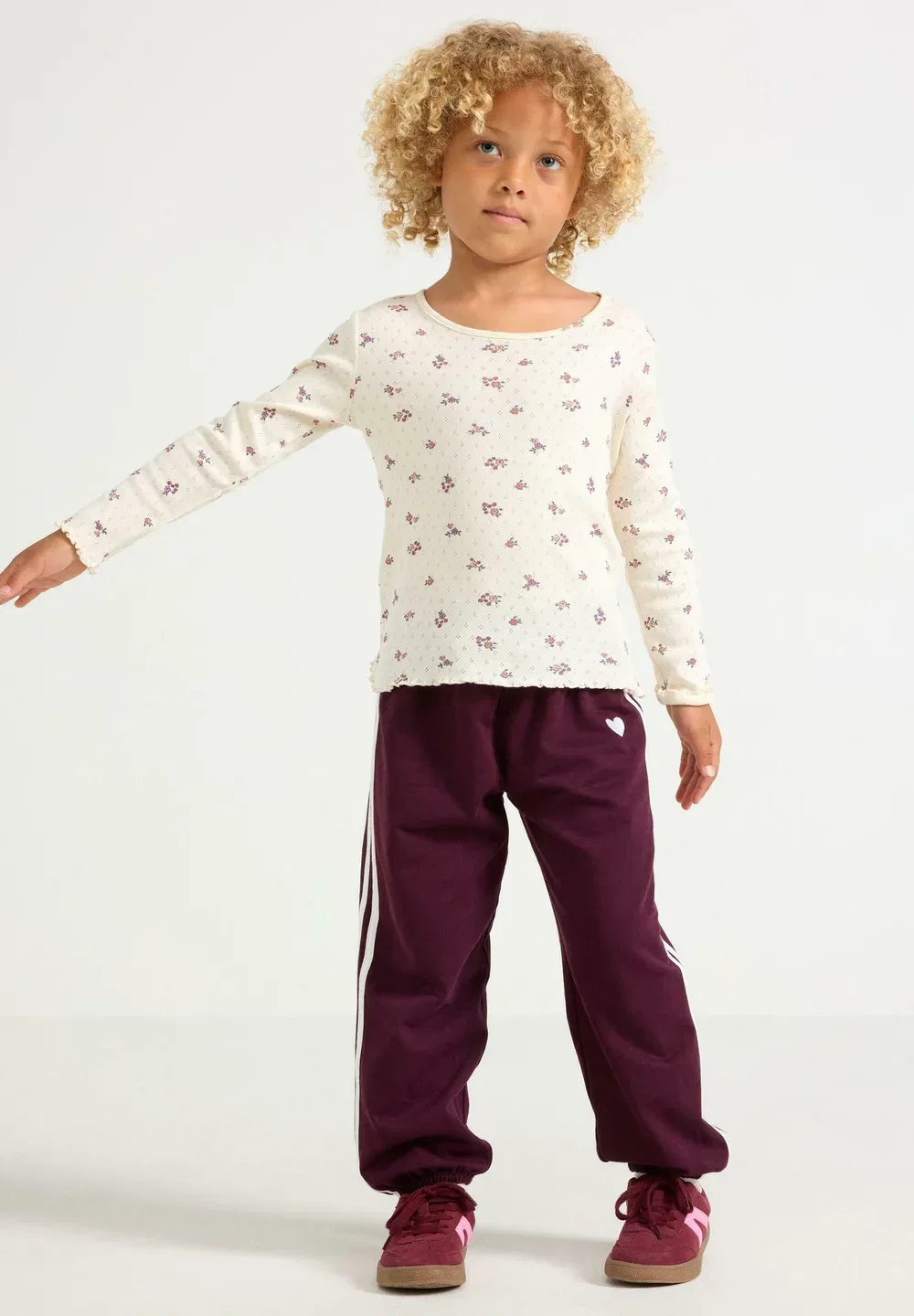 Спортивные штаны с начесом внутри Lindex, Dark Lilac