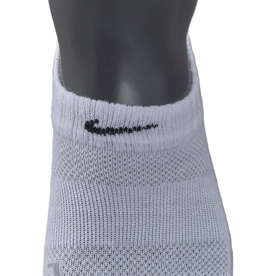 Комплект спортивных носков Dri Fit Everyday Non Cushioned 3 Pack Nike, Бело-черный — фото 4