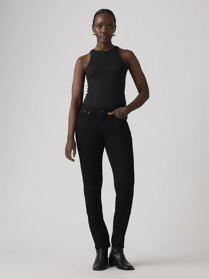 Женские джинсы Slim fit 712 Levi's, Black — фото 2