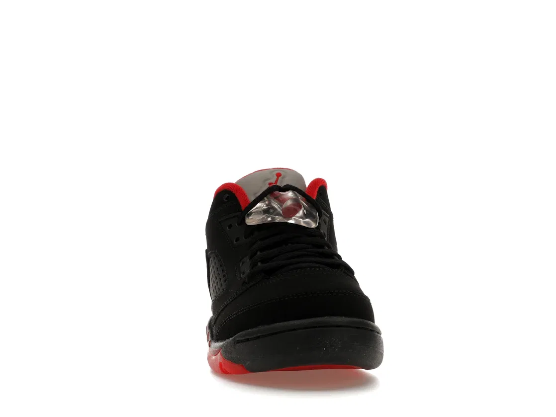 Детские кроссовки Lifestyle Jordan 5 Retro Low Jordan, Black Gym Red Metallic — фото 2