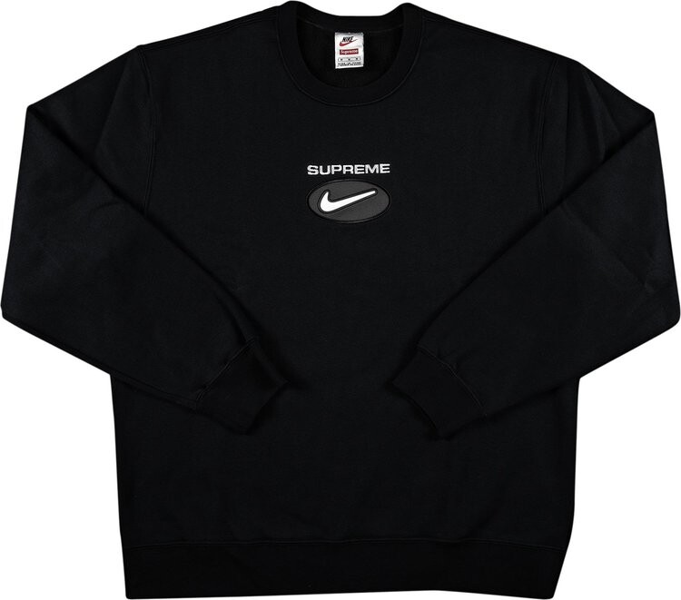 

Толстовка Supreme x Nike Jewel Crewneck 'Black', черный