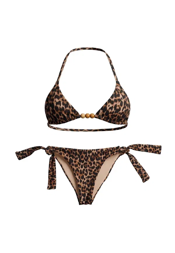 Купальник для девочки с принтом Animal print Sundek Leopardato