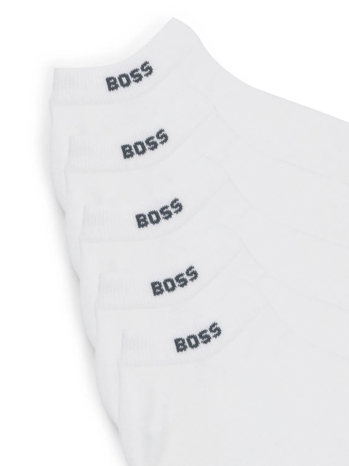 Носки BOSS 5 пар белые — фото 3