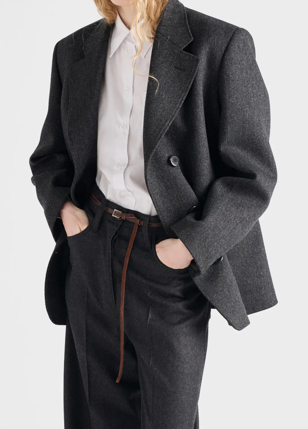 Блузка Prada, белая — фото 4