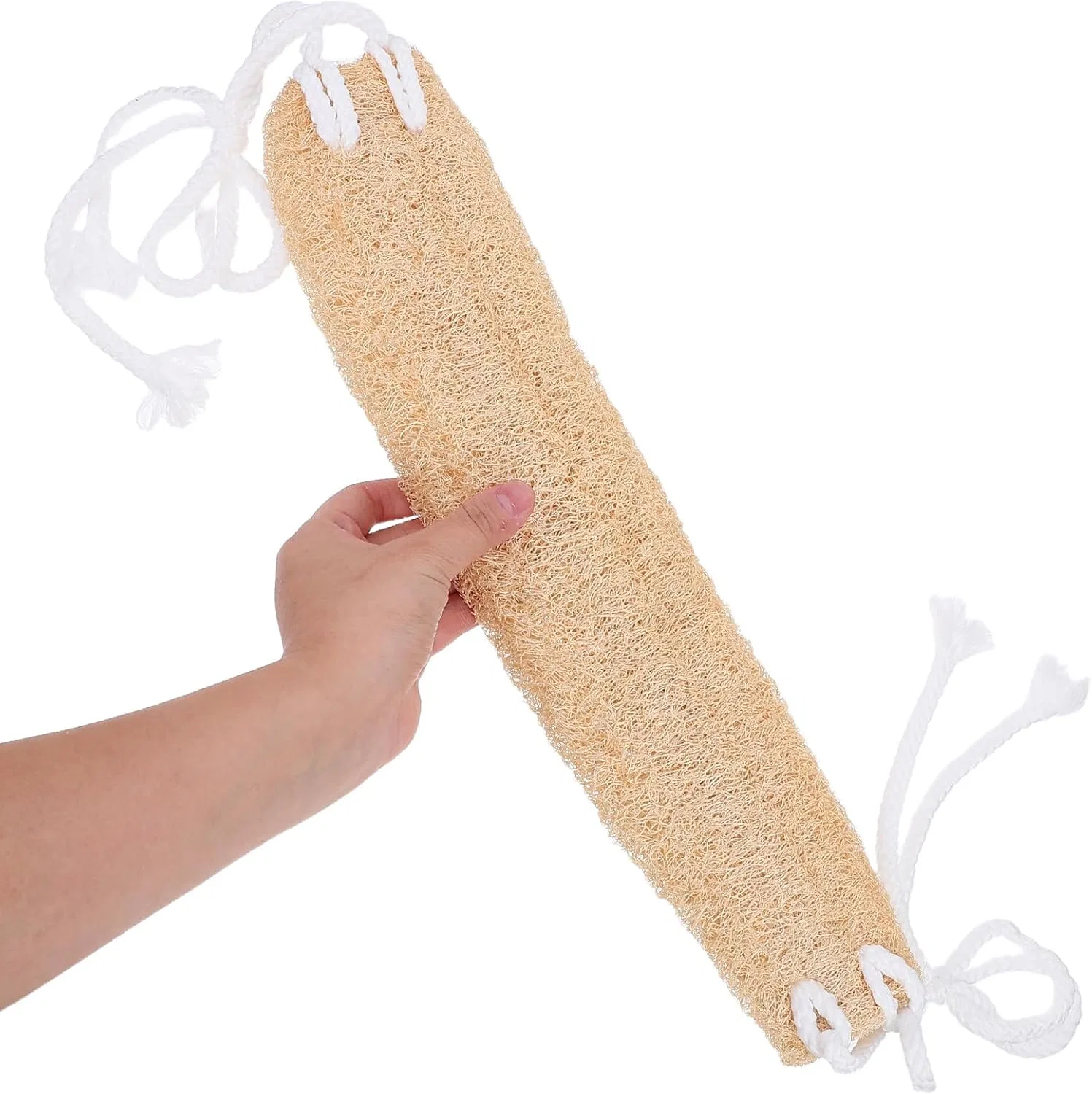 Люфа для тела, SWOOMEY, 1 шт, 42 x 8 x 3.5 см, Beige — фото 4